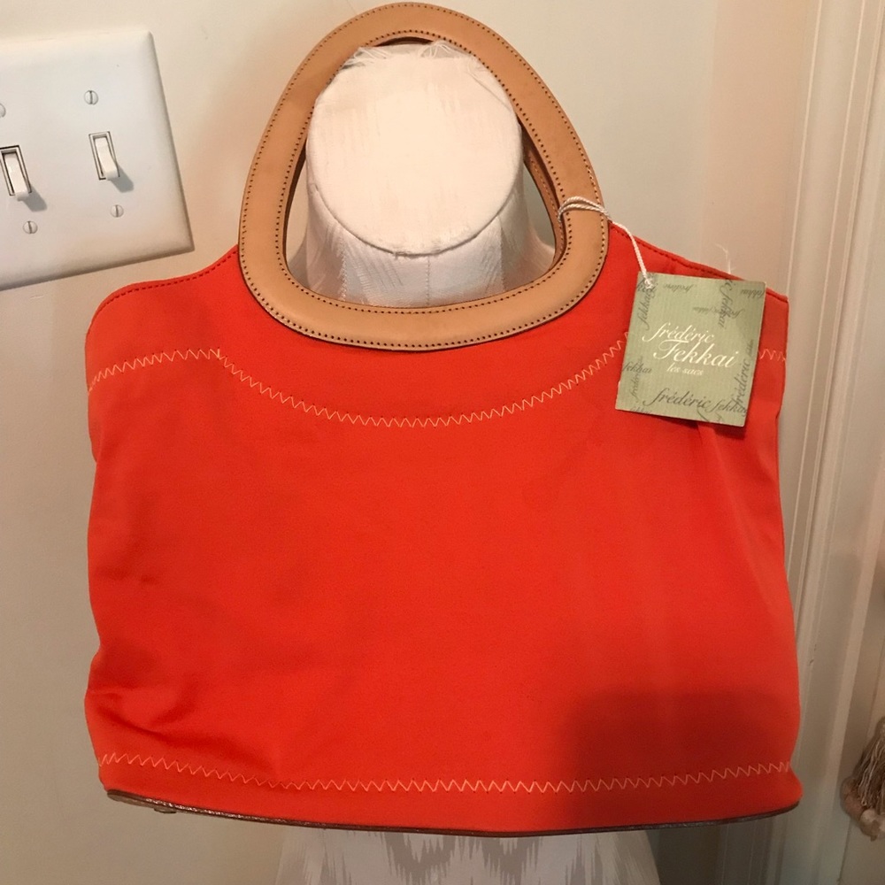 Frederic Fekkai nwt petite swim tote orange new but not perfect $325